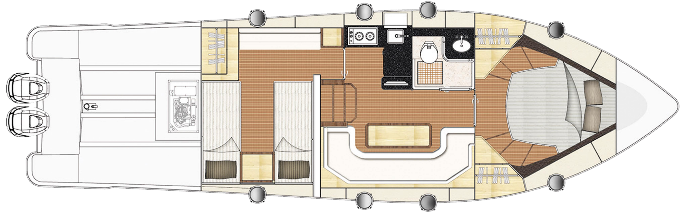 Oryx 42 lower deck