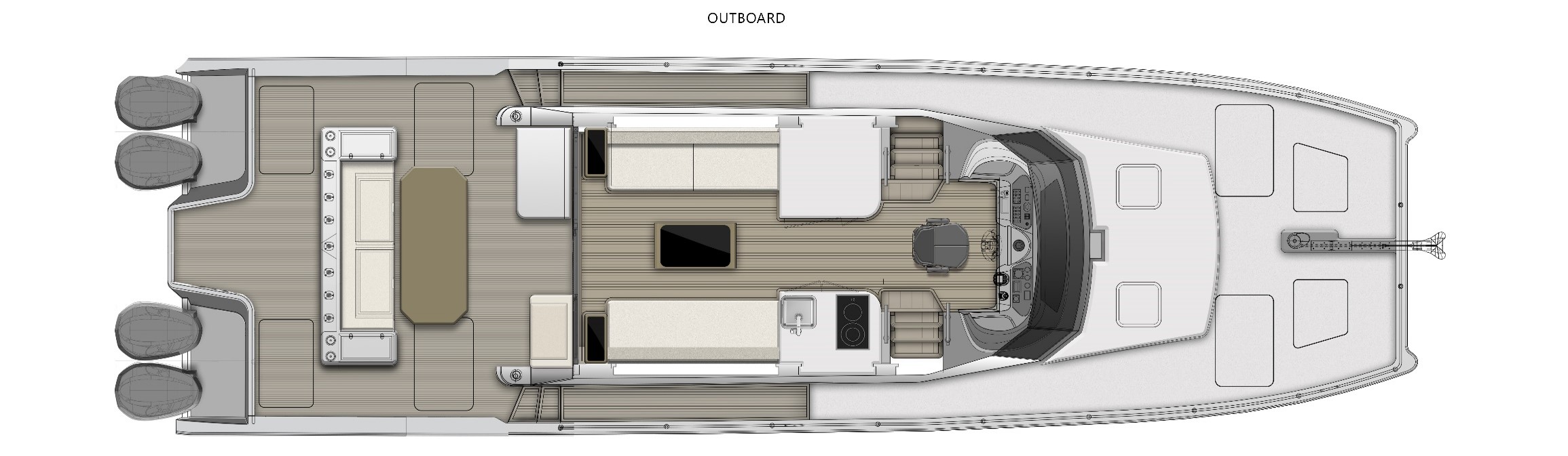 SilverCat 46LUX outboard