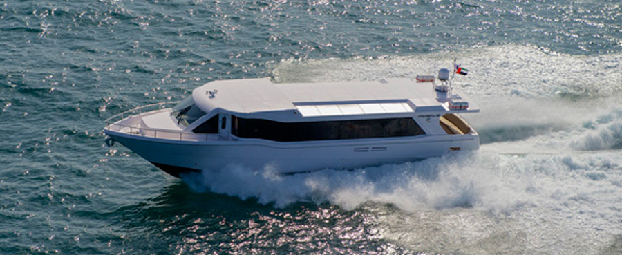 Luxury passenger boat
