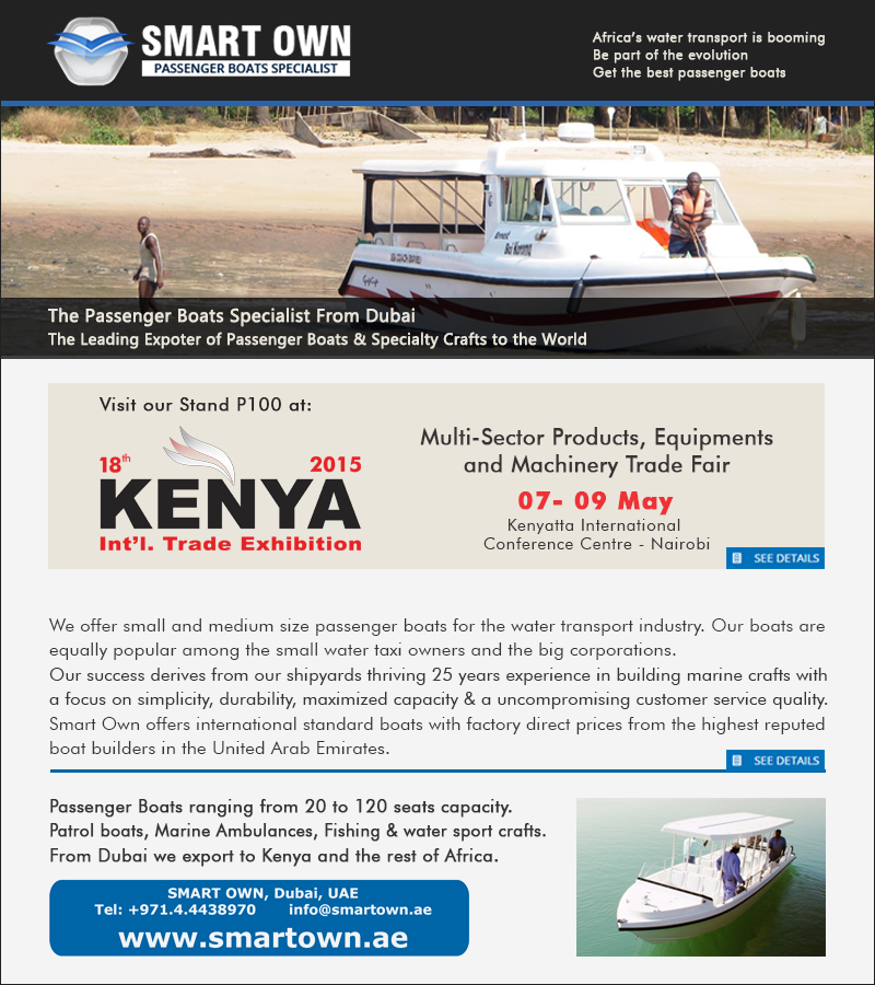 Visit Smart Own at KITE 2015 in Nairobi Meet Smart Own at the 18th Kenya International Trade Exhibition in Nairobi - 07 to 09 May 2015