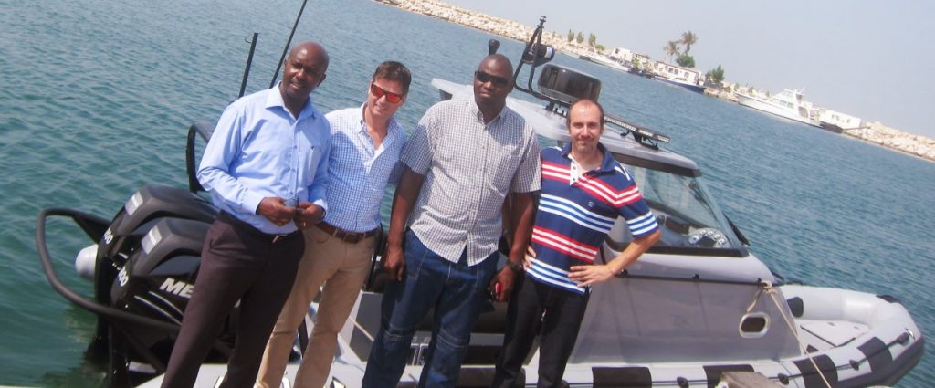 RIB 8.0 for Kenya Navy 3 Kenya navy inspects its first ASIS rigid inflatable boat